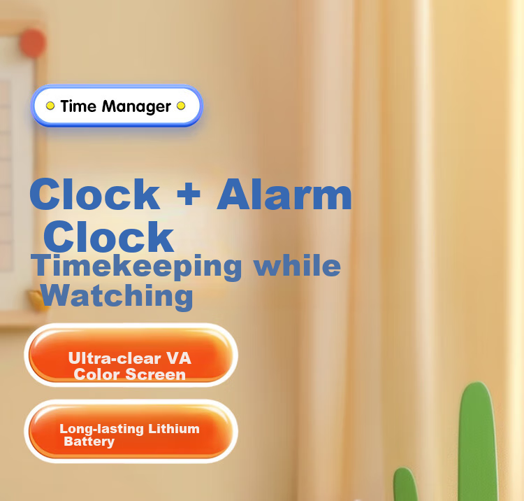 Compas Student Color Screen Visual Timer Alarm Clock, Children's Time Management Tool, Countdown Self-Discipline Reminder, Exam And Postgraduate Entrance Exam Timer, 4-Color Zoned Stationery, White Birthday Children's Day Gift 1