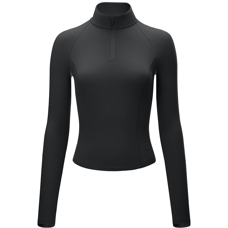 Beneunder Women's Half-Zip Slim Fit Sports Jacket Autumn Winter Breathable Quick-Dry Running Fitness Long Sleeve Warm HE004