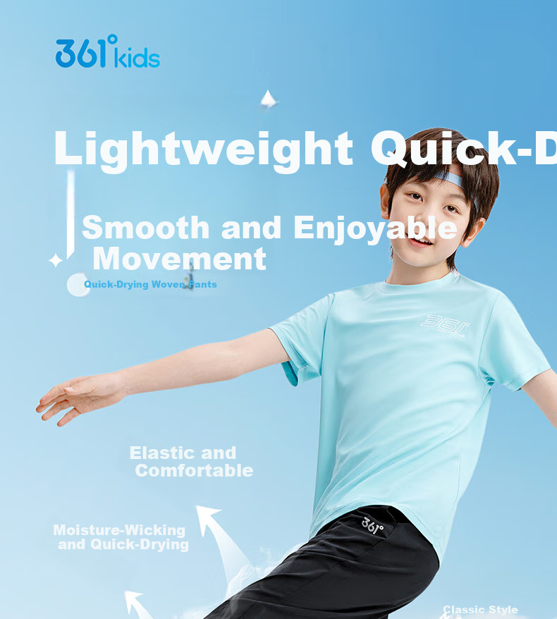 361° Children's Clothing, Kids' Long Pants for Summer, Boys And Girls Quick-Dry Lightweight Breathable Elastic Mosquito-Proof Trousers, Purple, Size 130 1