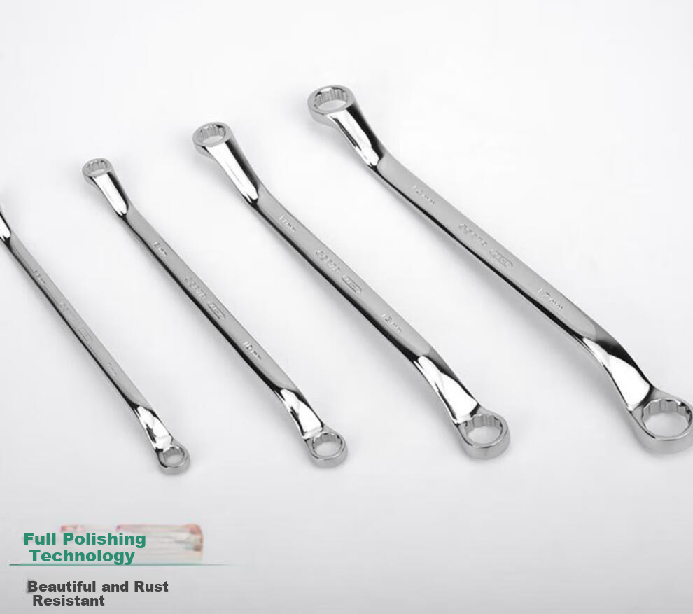 SATA 46200 Fully Polished Double Flare Ratchet Wrench 8x10MM 3