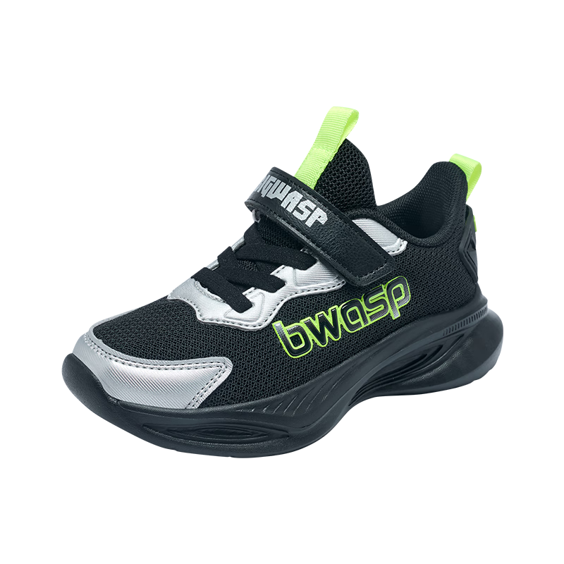 Bumblebee Kids Shoes 2026 Spring Boys Sports Shoes Girls Running Shoes D112531683 Twilight Green Size 28
