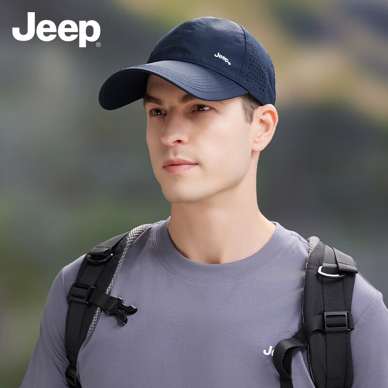 JEEP Baseball Cap for Men And Women, Summer Mesh Quick-Dry Sun Hat, Sports Casual Hiking Cap