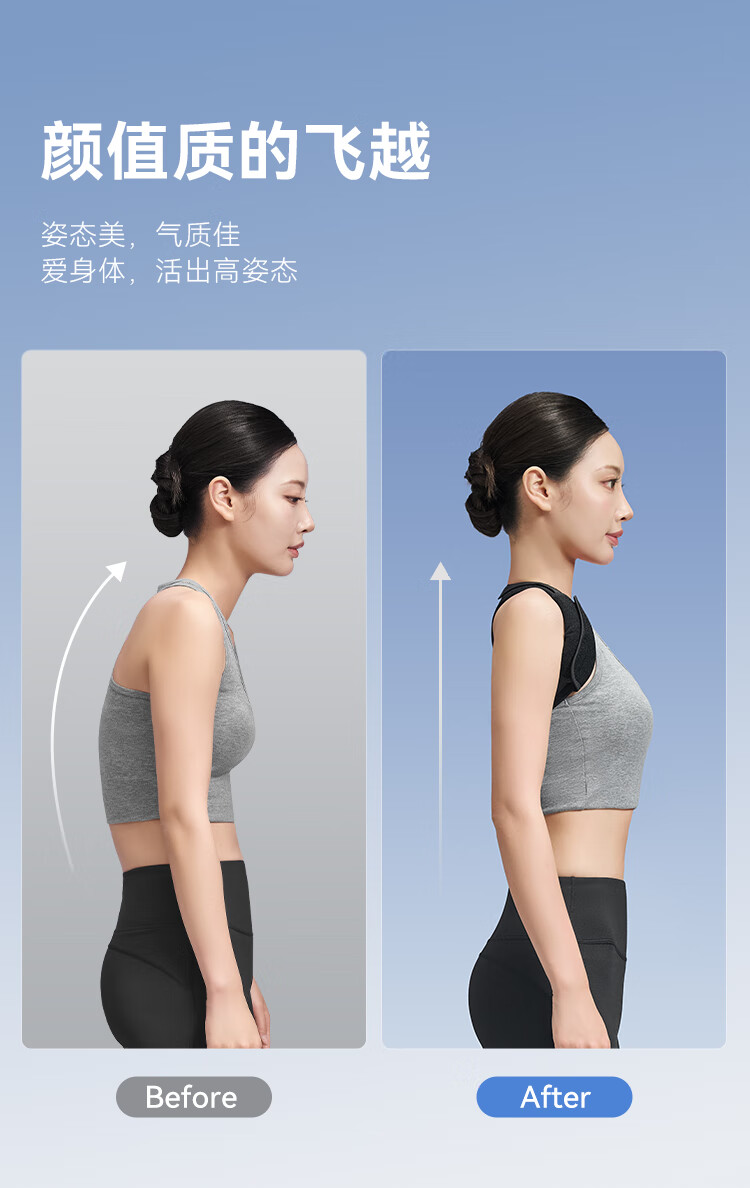 JD Original S9 Posture Corrector Breathable Medical Grade Hunchback Corrector Posture Brace Shoulder Opener for Men Women Children M Size 1