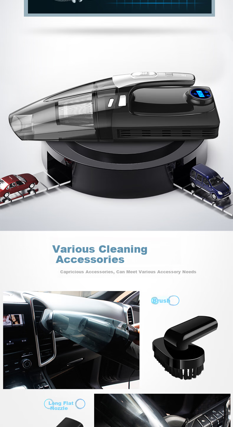Jumu Car Vacuum Cleaner with Air Pump, Dual-Purpose Four-In Multifunctional Handheld High-Power Vacuum Cleaner JM-8811 14