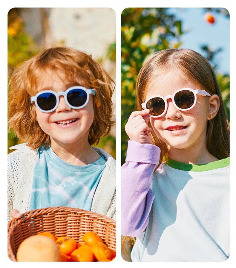 Kigo 2025 Children's Polarized Sunglasses, UV Protection, Children's Day Gift, Sunset Orange (Ages 3-6) 17