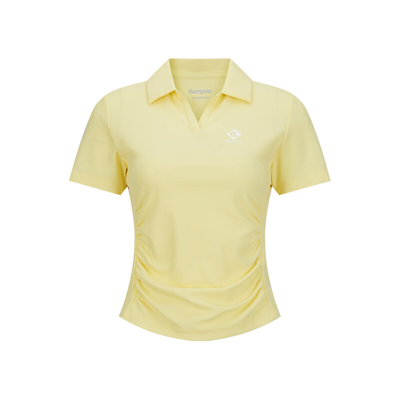 KUMPOO Women's Breathable Quick-Dry Badminton T-Shirt K241W-1096 Yellow S