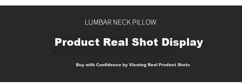 BIMLL Automotive Headrest Lumbar Support Aviation-Grade Car Seat Neck Pillow Car Cushion Backrest Enlarged and Thickened 9