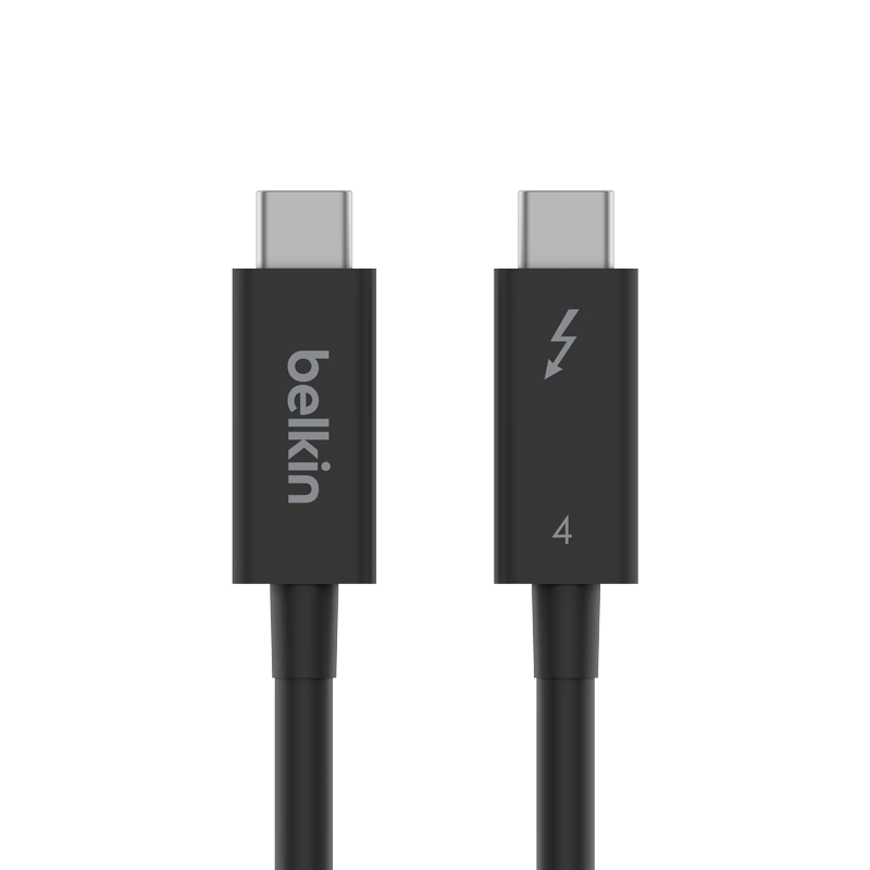 BELKIN Thunderbolt 4 Expansion Screen Mirroring USB Full-Function Data Cable, 1 Meter Laptop Extension 8K@60Hz Type-C Cable, 100W Fast Charging, 40Gbps