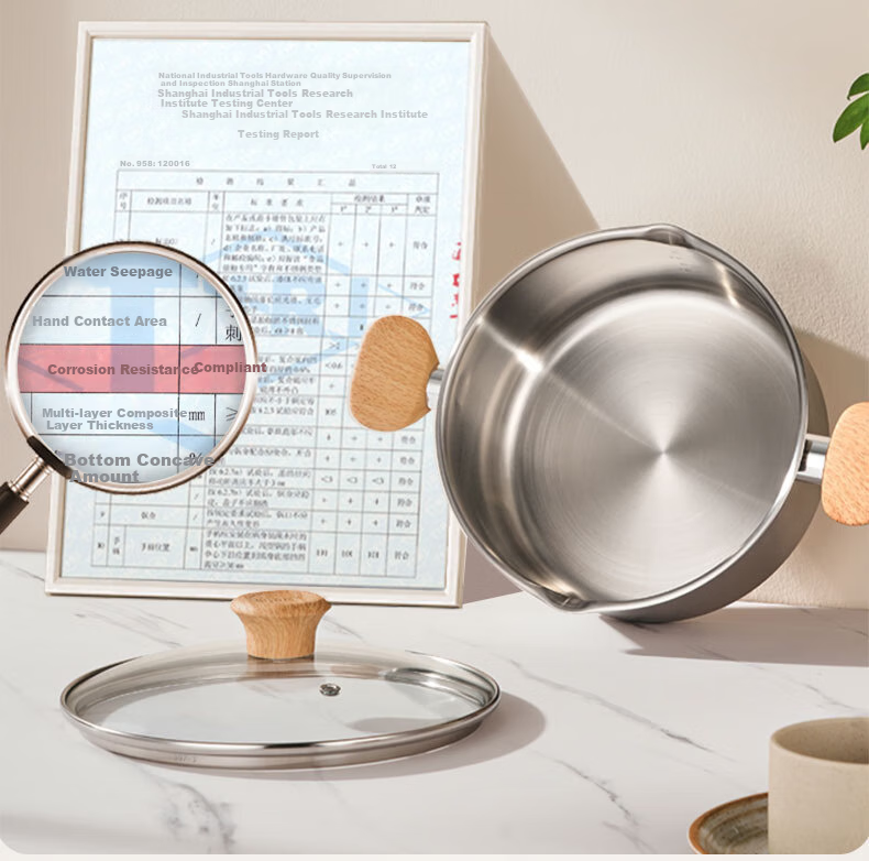 SUPOR Light Enjoyment 316L Stainless Steel Soup Pot 24cm for Noodles, Porridge, Stewing, Compatible with Gas Stove and Induction Cooker ET24YHS01 8