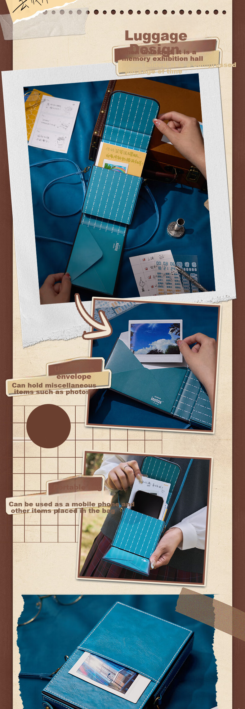 INSTAX Fuji Instant Camera, Time Capsule, DIY Photo Album 5