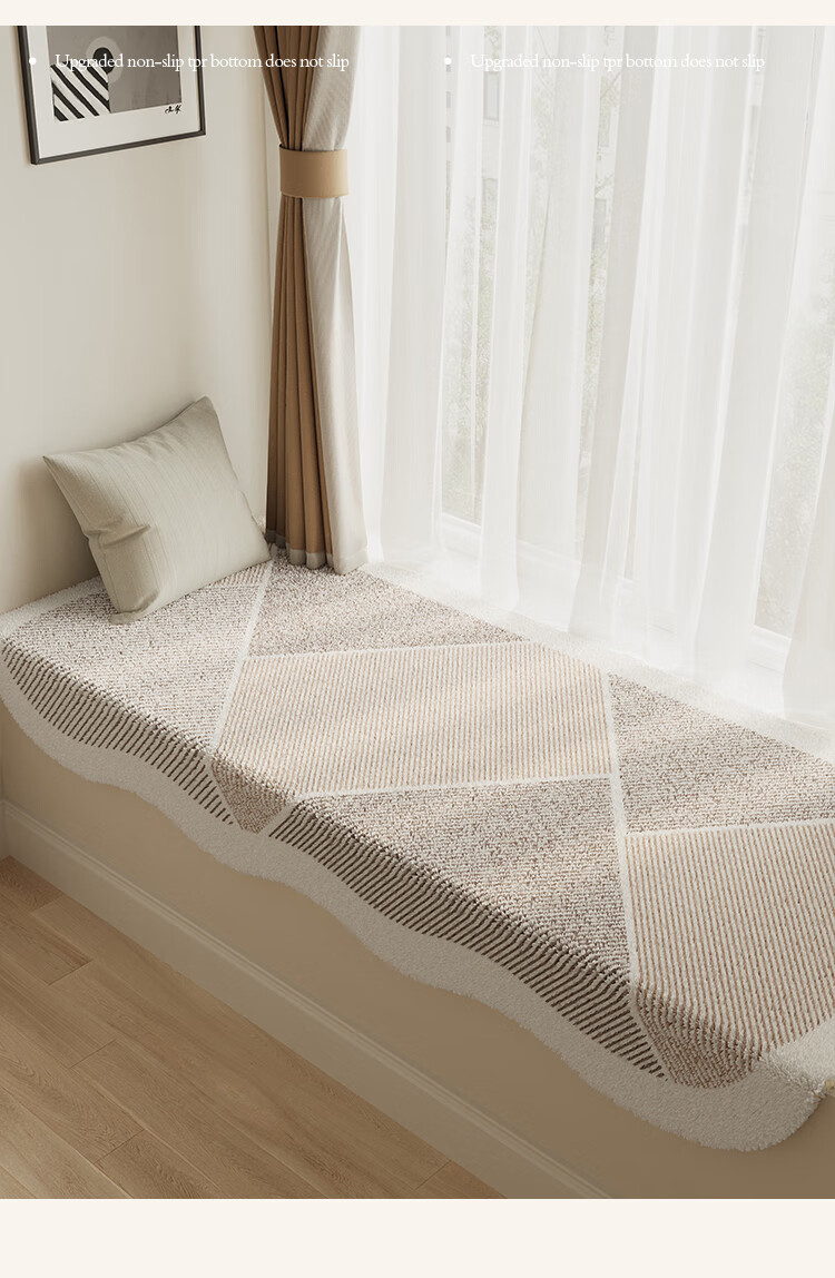 Saint Valentine Bay Window Cushion Four Seasons Universal Bedroom Balcony Mat Premium Tatami Seat Cushion Thickened Upgrade Version 15