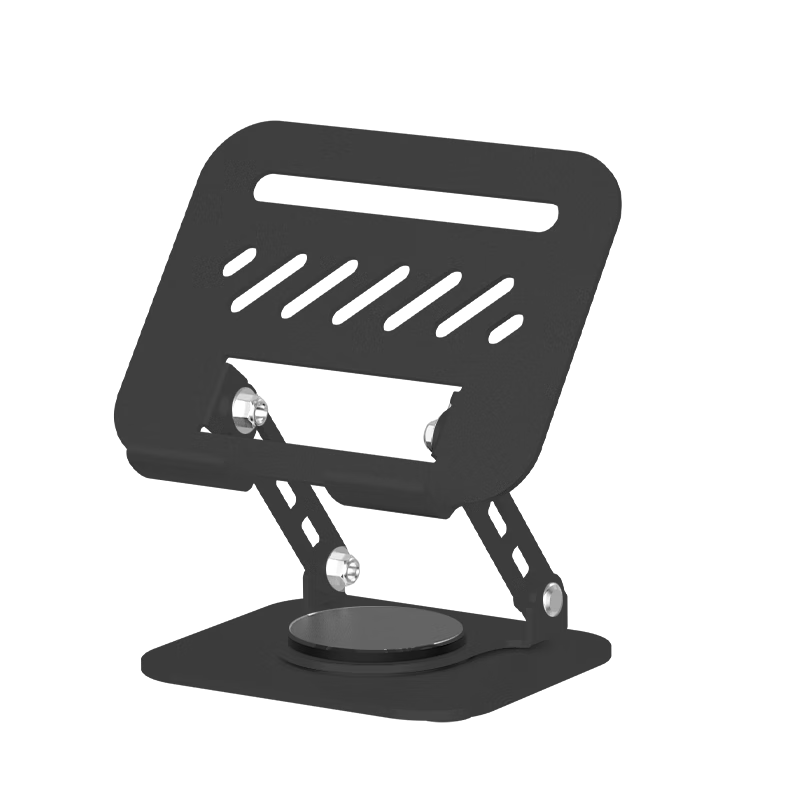 BZBC Tablet Stand, IPad Desktop Phone Holder, 360° Multifunctional Rotating Folding Lazy Support Stand, for Gaming, Online Classes, Drawing, Metal Live Streaming Video, Universal for Phones