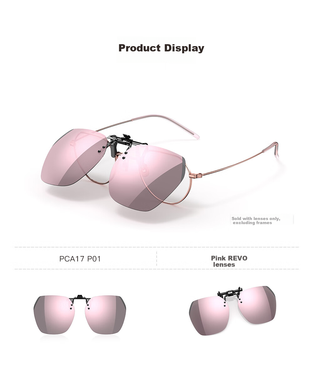 PARIM Myopia Glasses Frame, Sunglasses Clip-On for Women, Driving-Specific, Ultra-Light, Flip-Up Polarized Sunglasses for Men, UV Protectio 14