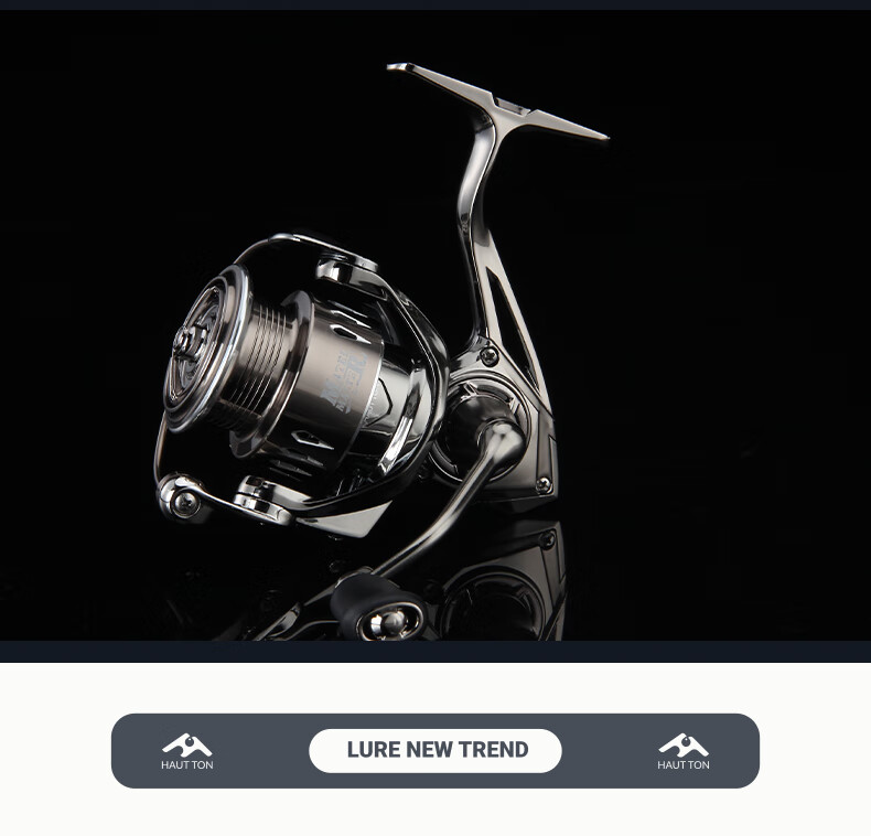 HAUT TON Night Blade Lure Integrated Casting Carbon Lightweight Versatile Long Cast Micro Bait Electroplated Spinning Reel 1500 Series 24