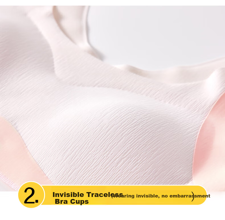 Ordifen Teenage Girls' Underwear, Developmental Seamless Sports Bra, Anti-Shock Vest for Middle And High School Students, Adjustable Bra, 3 Levels 11