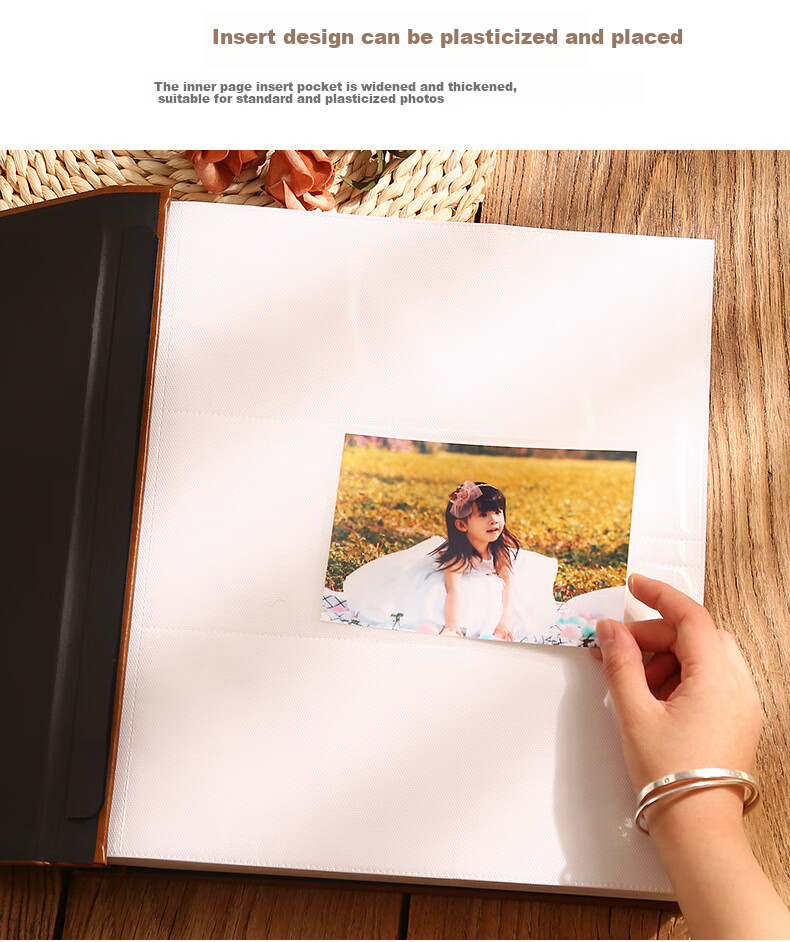 Siyicai Photo Album, Family Memory Book, 6-Inch Insert-Style Storage Album, Large Capacity Photo Collection Album, Couple DIY Our Memories (6-Inch 800 Pages Horizontal And Vertical Version), Photo Book 3