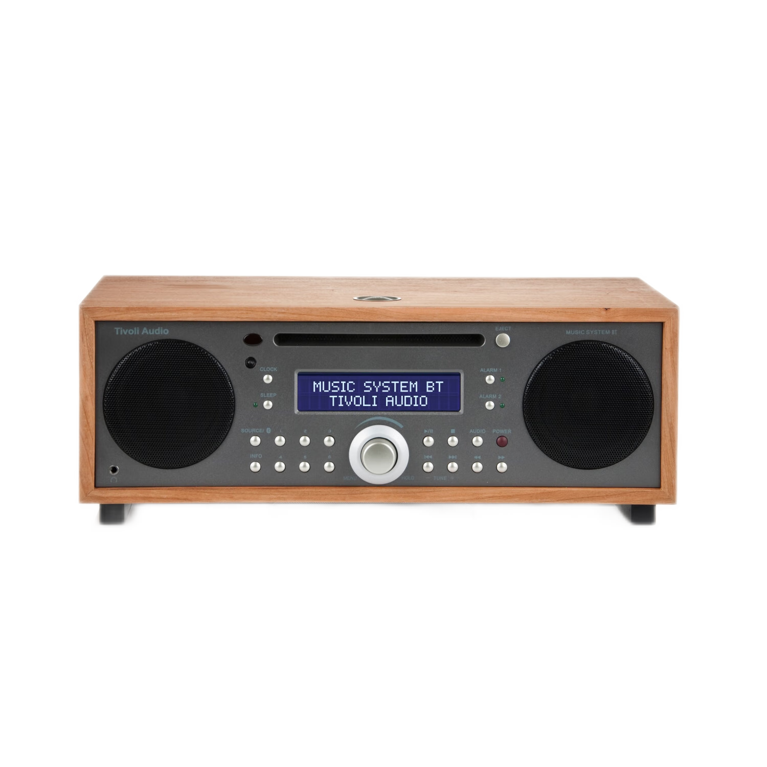 Tivoli Audio Golden Years MSYBT Wooden Retro Home Speaker CD Player Bluetooth Speaker HIFI Audio Home Theater Cherry Wood/Gray Brown