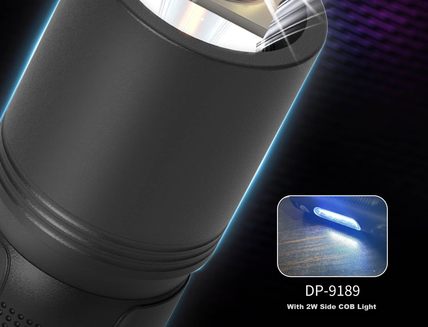 DP LED High-Intensity Zoomable Flashlight, Outdoor Lighting, Rechargeable Mini Compact Household Emergency Light, Cycling Lamp-9189 6