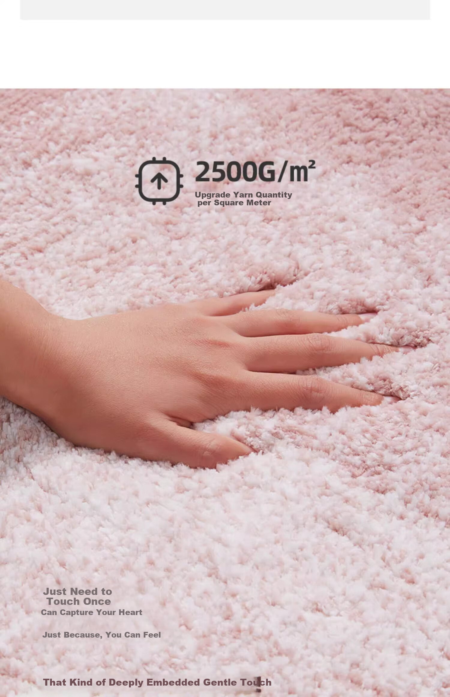 Keecy Non-Slip Round Carpet, Bedroom Ins Style Nordic Simple Living Room Coffee Table Bedside Rug Dressing Table Rug 5