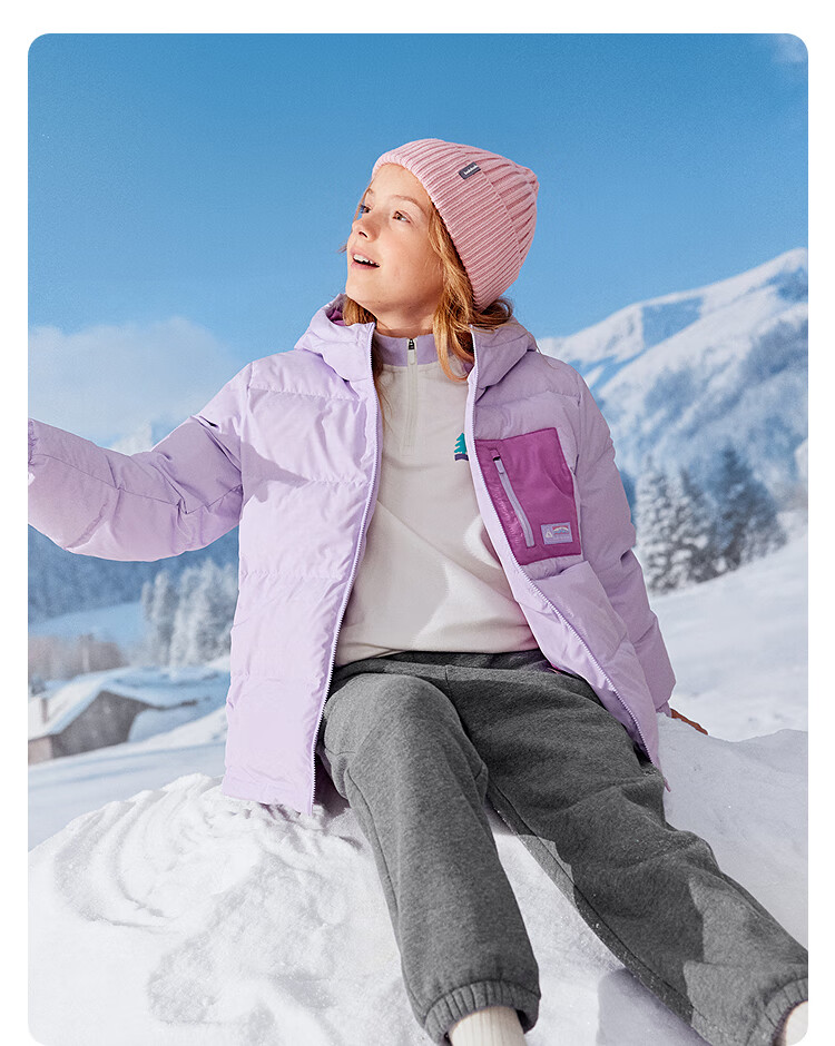 BALABALA Kids Down Jacket Boys Girls 2025 New Winter Outdoor Windproof Warm Coat Trendy Outerwear 9