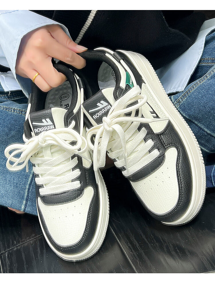 Warrior Official Women's Shoes 2026 Lightweight Fashion Breathable Sneakers Classic Versatile Shoes Women Mint Green Size 35 18