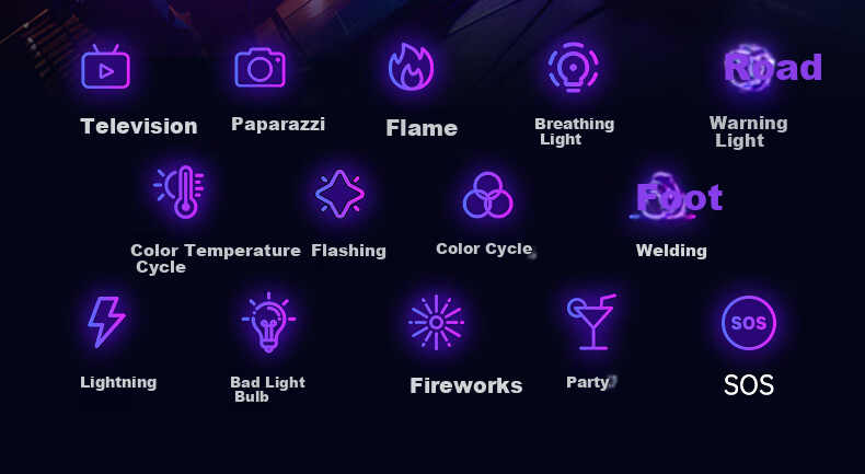 Jimantu Full-Color RGB Fill Light, Portable LED Pocket Light, Handheld Atmosphere Effect Color-Changing Rechargeable Photography Light for Mirrorless Cameras 6