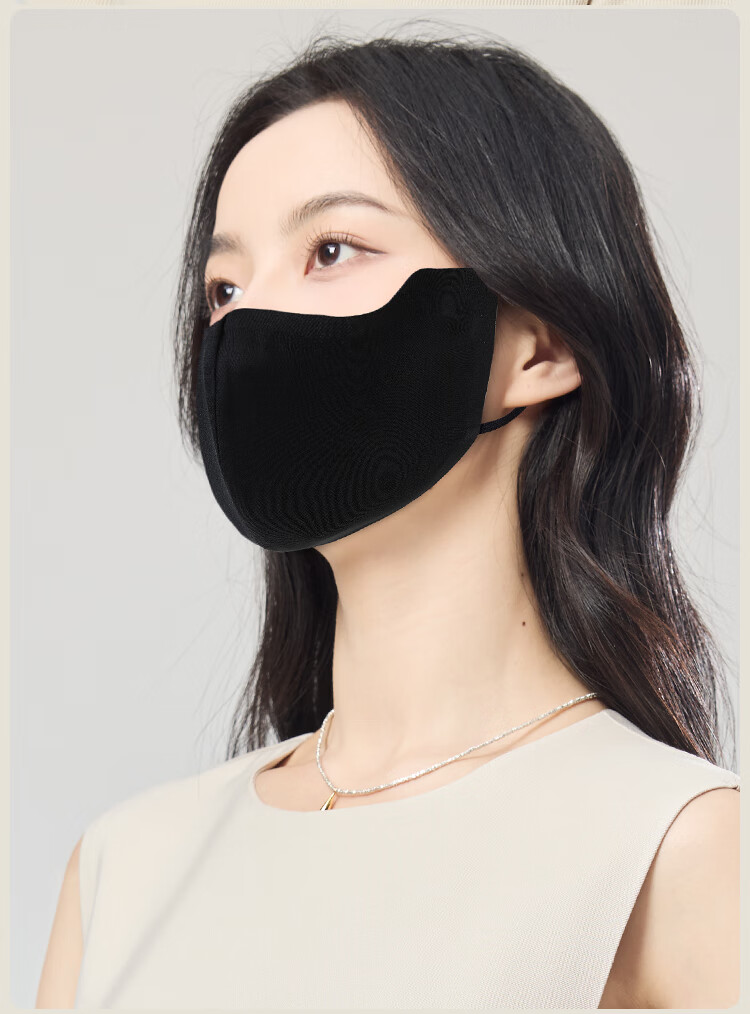JIUMU Silk Sun Protection Mask for Women Summer UV Protection Breathable Full Face Mulberry Silk Sunshade Mask 9