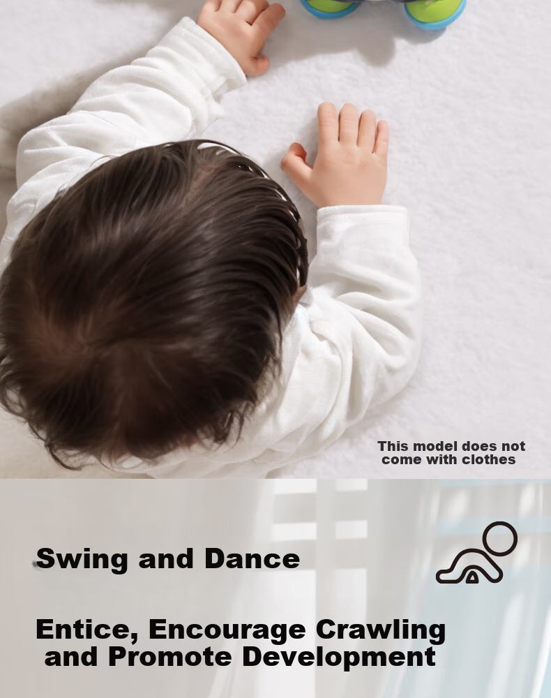 Dimoarch Electric Singing And Dancing Rabbit Toy for Babies, Educational Head-Lifting Practice Training Electric Toy for Infants And Childre 7
