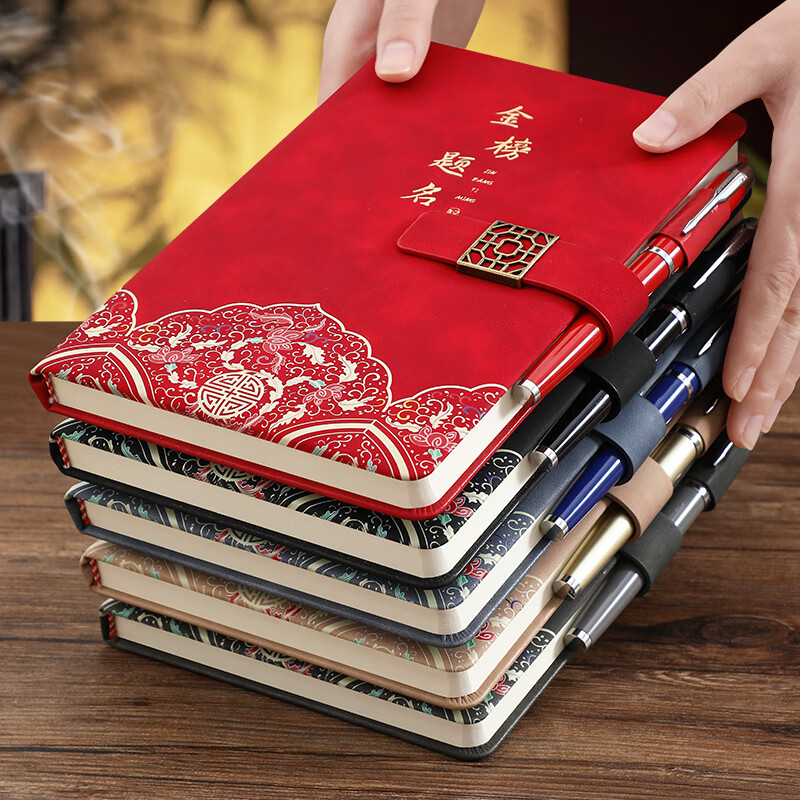 Faramon Red Inspirational Graduation Notebook for High School and College Entrance Exams, Motivational Gift for Students, 18th Birthday and Adult Ceremony Gift