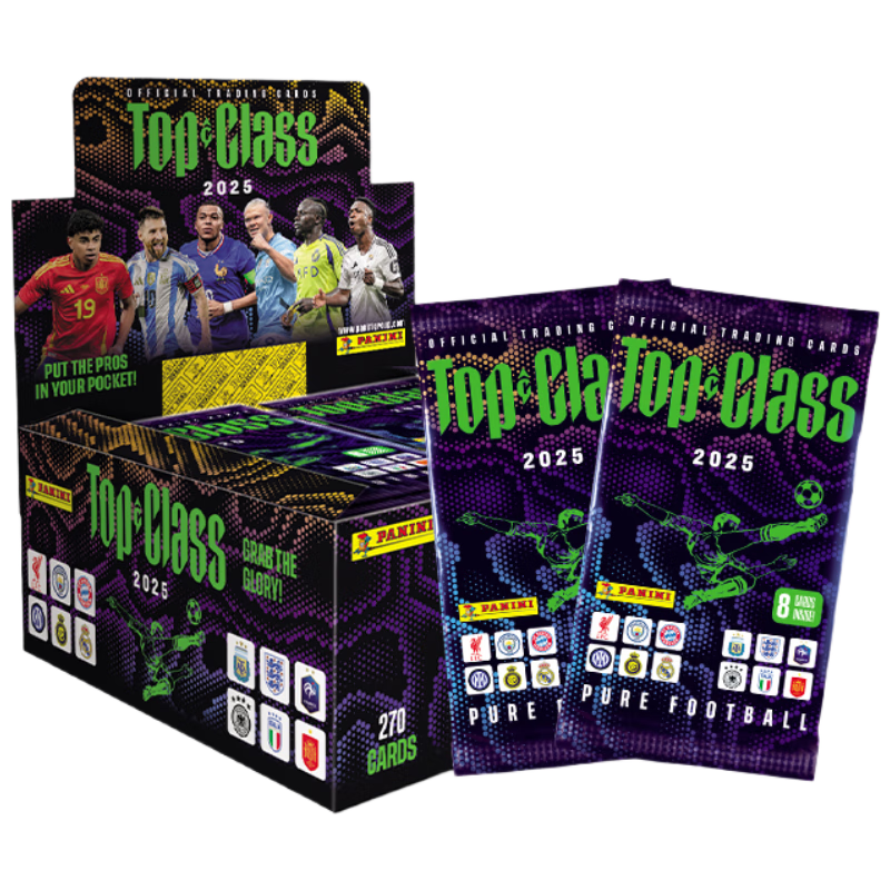 PANINI 2025 FIFA TOP CLASS Classic Retail Single Pack (8 Cards)