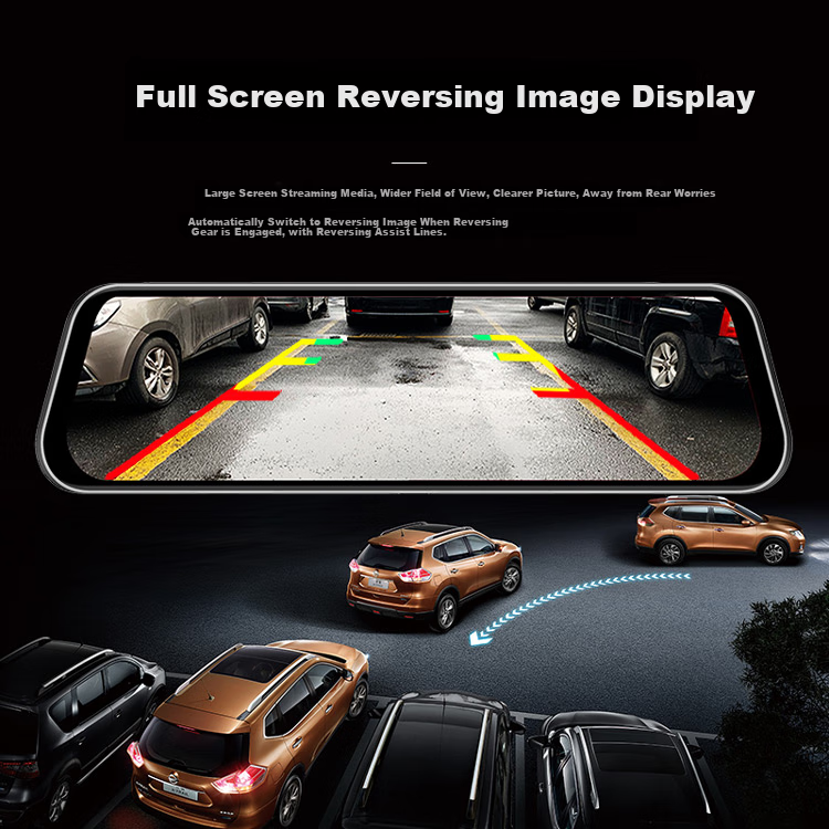 JADO D680S Dash Cam, High-Definition 1440P Ultra-Clear Night Vision, Enhanced Streaming Media, Front And Rear Dual Recording, 2K Reverse Camera 9