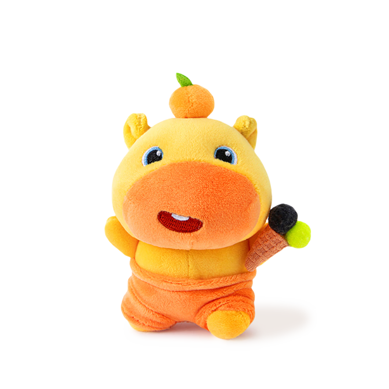 Imiwa Authentic Ice Cream Capybara Lulu Plush Doll Backpack Pendant Keychain Mother's Day Gift for Girls