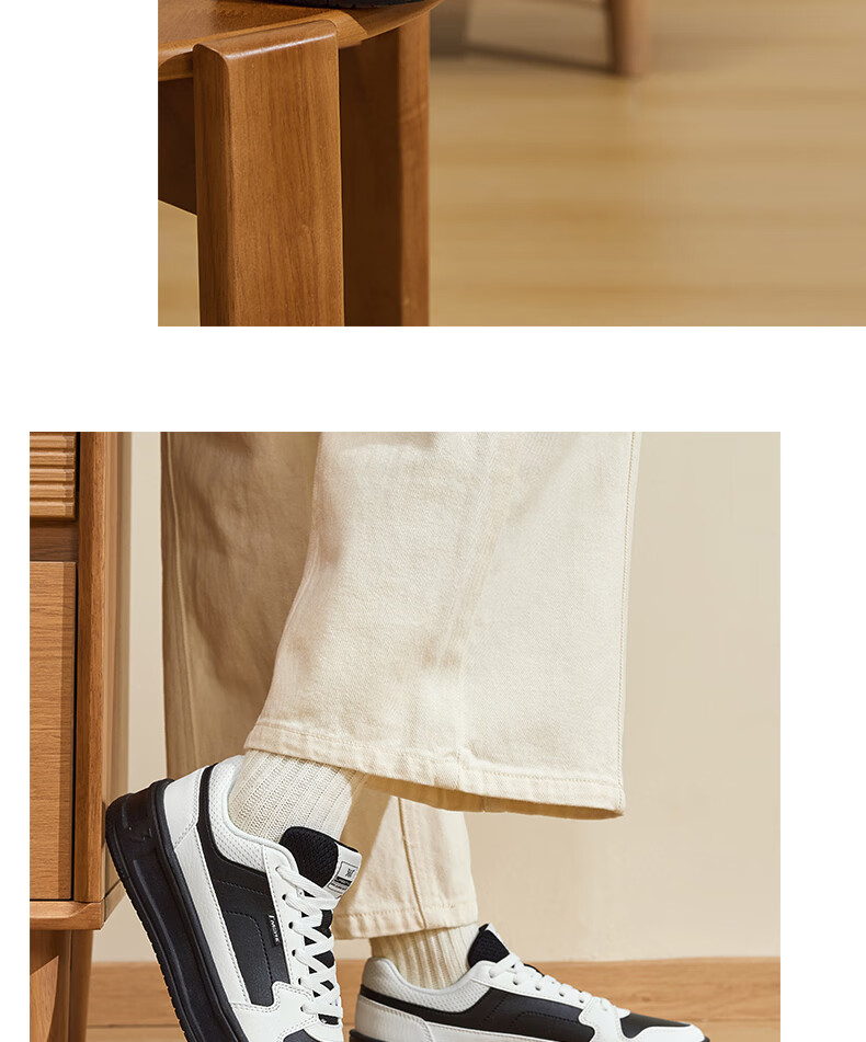 361° Women's Classic White Shoes for Autumn School Season Casual Board Shoes 682536622-1 20