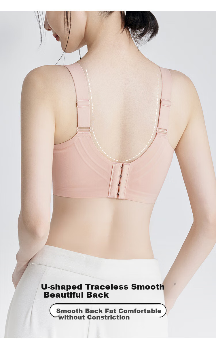 Ordifen Large Bust Minimizer Seamless Push-Up Bra for Women, Lift And Support, Prevent Sagging, Side Support, Plus Size Rabbit Ear Bra 12