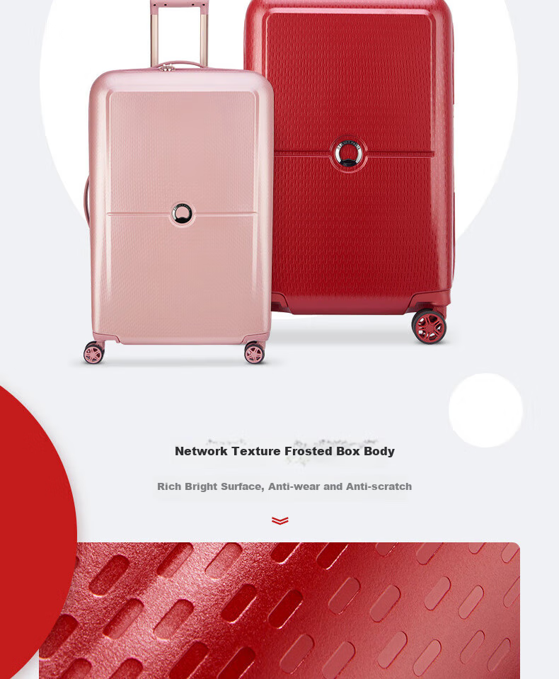 DELSEY French Ambassador 1621 Trolley Suitcase with Combination Lock, Spinner Wheels, And Quiet Wheels 8