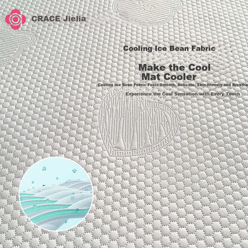 Grace Class A Single Cooling Mat Ice Silk Summer Air Conditioning Soft Mat Student Dormitory Washable 0.9*2M Ice Silk Blue