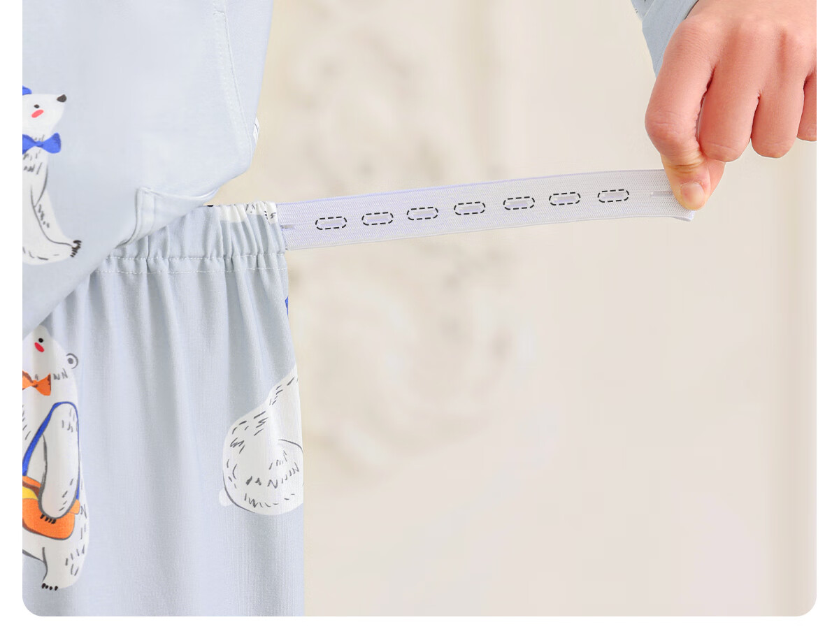 JOYNCLEON Postpartum Maternity Pajamas Women Tianshan Cotton Spring Summer Nursing Homewear XL Jyz179431 21