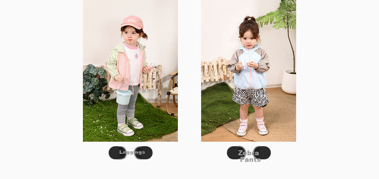 LUSON Children's Clothing, Baby Girl Sun Protection Jacket, Summer New Style UV-Resistant Infant Versatile Hooded Coat 4