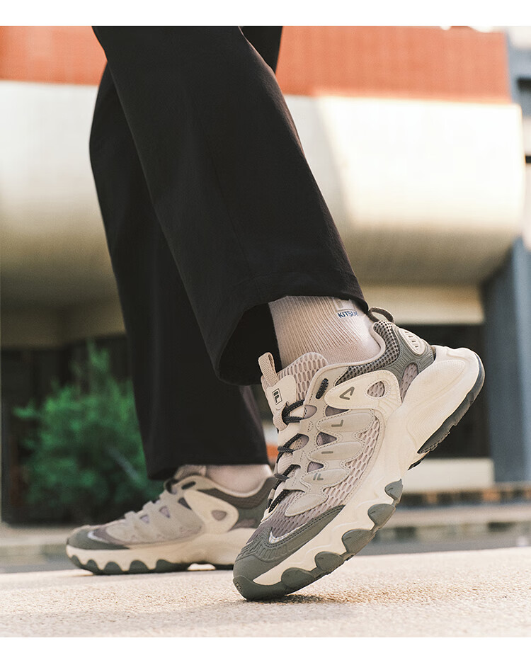 FILA Mushroom Sneakers Modern Sports Shoes Men's Autumn Winter Thick Sole Casual Dad Shoes 19