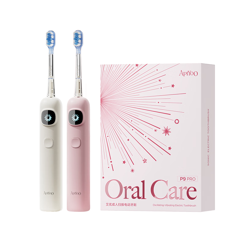 ApiYoo AI You P9pro Adult Sonic Electric Toothbrush with Vibration for Deep Cleaning And Soft Bristles to Protect Gums, Adult Couples Student Gift for Boyfriend Girlfriend Birthday Present