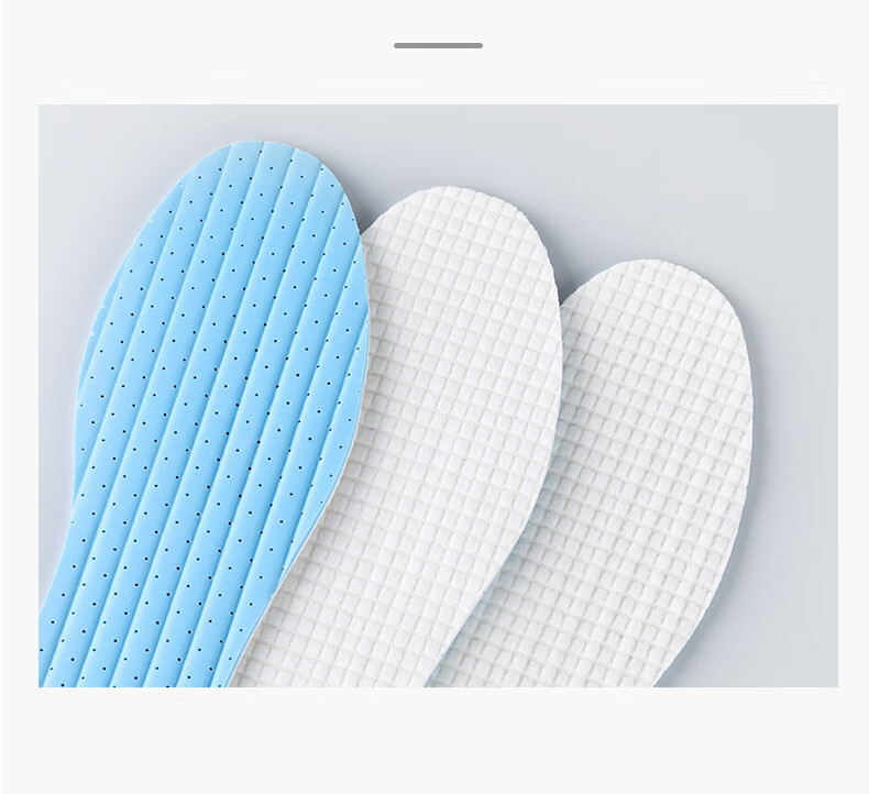 FOOTOPPO Antibacterial Latex Insoles for Men Summer Ultra-Thin Soft Elastic Insoles Military Training Sports Shock Absorption Sweat-Absorbing Breathable Thin Insoles 25
