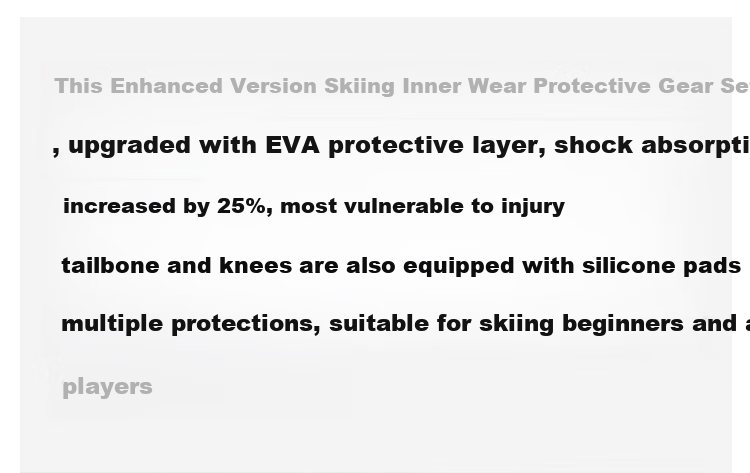 Flow Theory Ski Protective Gear, Unisex Upgraded EVA Professional Sports Protective Equipment, Skiing Hip And Knee Pads, Skiing Equipment Set 19