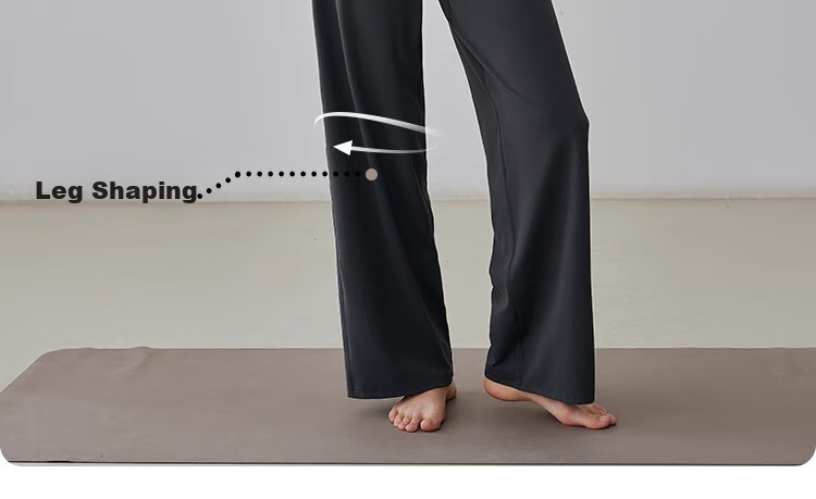 Gigt Women's Straight-Leg Loose-Fit Wide-Leg Yoga Pants, Casual Outdoor Wear, Long Pants for Running And Fitness 15