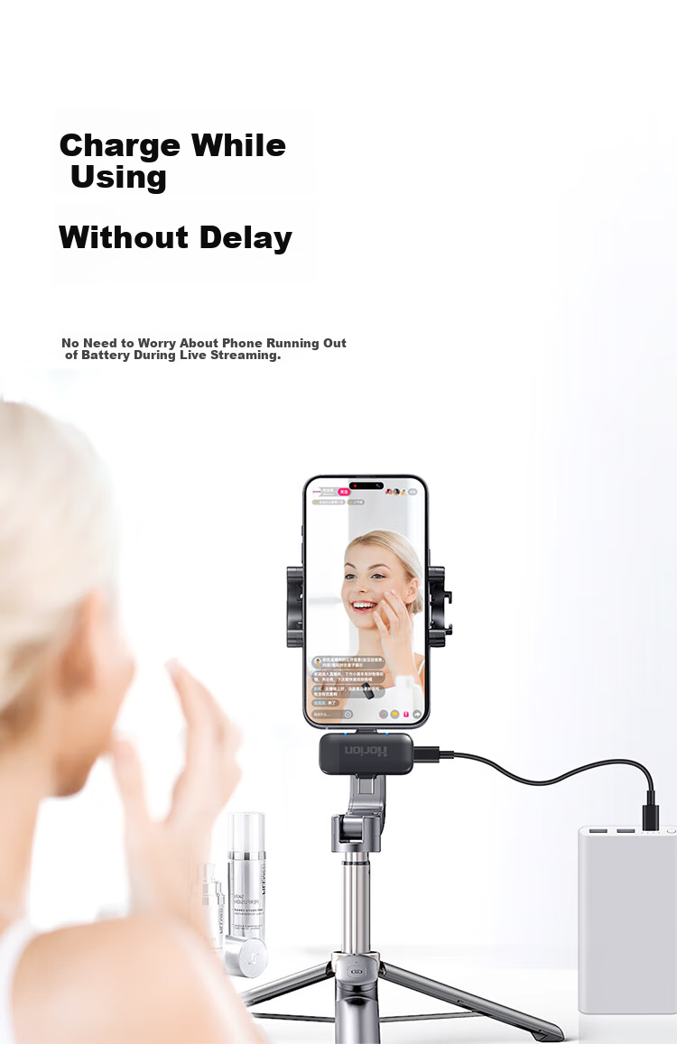 Horion Wireless Lavalier Microphone for Live Streaming, Recording, Anchoring, Outdoor Noise Reduction, Sound Card, Mobile Phone Live Streaming, Product Promotion, Interviews, And Video Recording HM-LP1 10