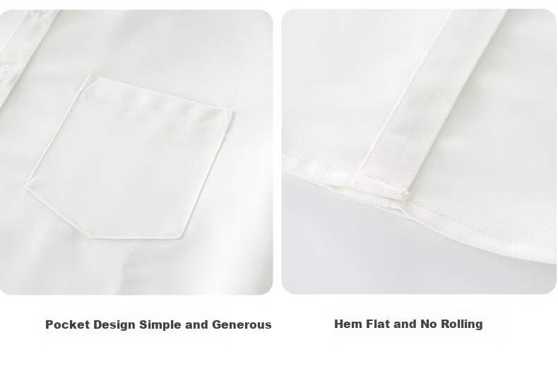 Yinuofang Children's Shirt, Boys' Short-Sleeve White Dress Shirt, Performance Wear for June 1st, Suit Shirt, Summer T-Shirt, Graduation Season, Chorus 7