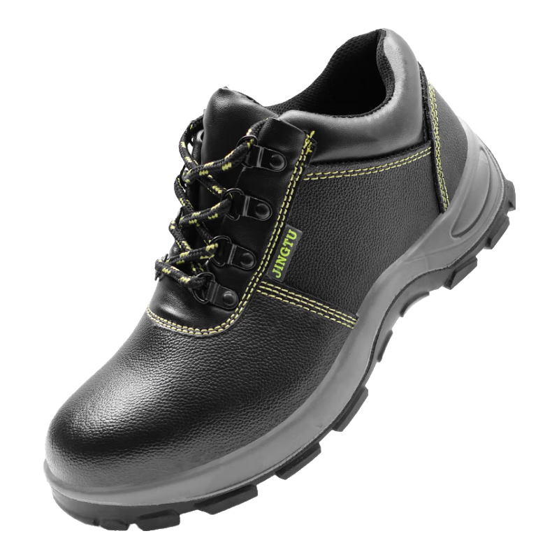 Jingtu Safety Shoes for Men, Summer Breathable Steel Toe Cap Anti-Puncture Waterproof Wear-Resistant Durable Work Boots 8184 Size 40