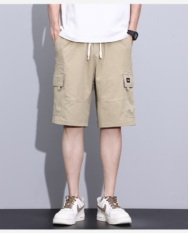 Yipintiancheng [Workwear Shorts] 2025 Summer Men's Five-Point Pants, Fashionable Workwear Multi-Pocket Trendy Outdoor Sports Shorts 13