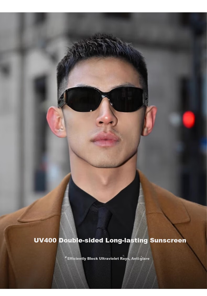 GOGOSOON 2025 New Millennium Curved Screen Cat Eye Sunglasses for Men And Women, UV Protection High Definition Driving Anti-UV Glasses 6