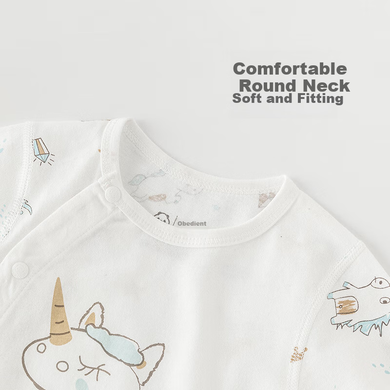 Guaiqixiong Baby Clothes, Summer Thin Style, Infant Pajamas, Newborn Short-Sleeve Bodysuit, Pure Cotton Romper, Summer Outfit, Crawling Suit