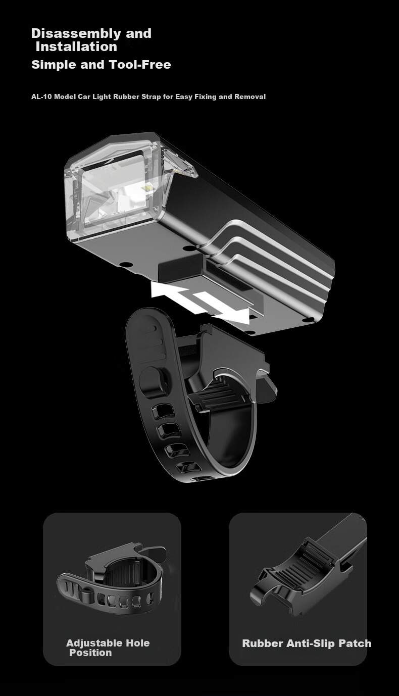 PEAK Bicycle Light, Night Riding Front Light, Smart Sensor, Mountain And Road Bike Night Riding, High-Intensity Flashlight, Waterproof Cycling Equipment 9